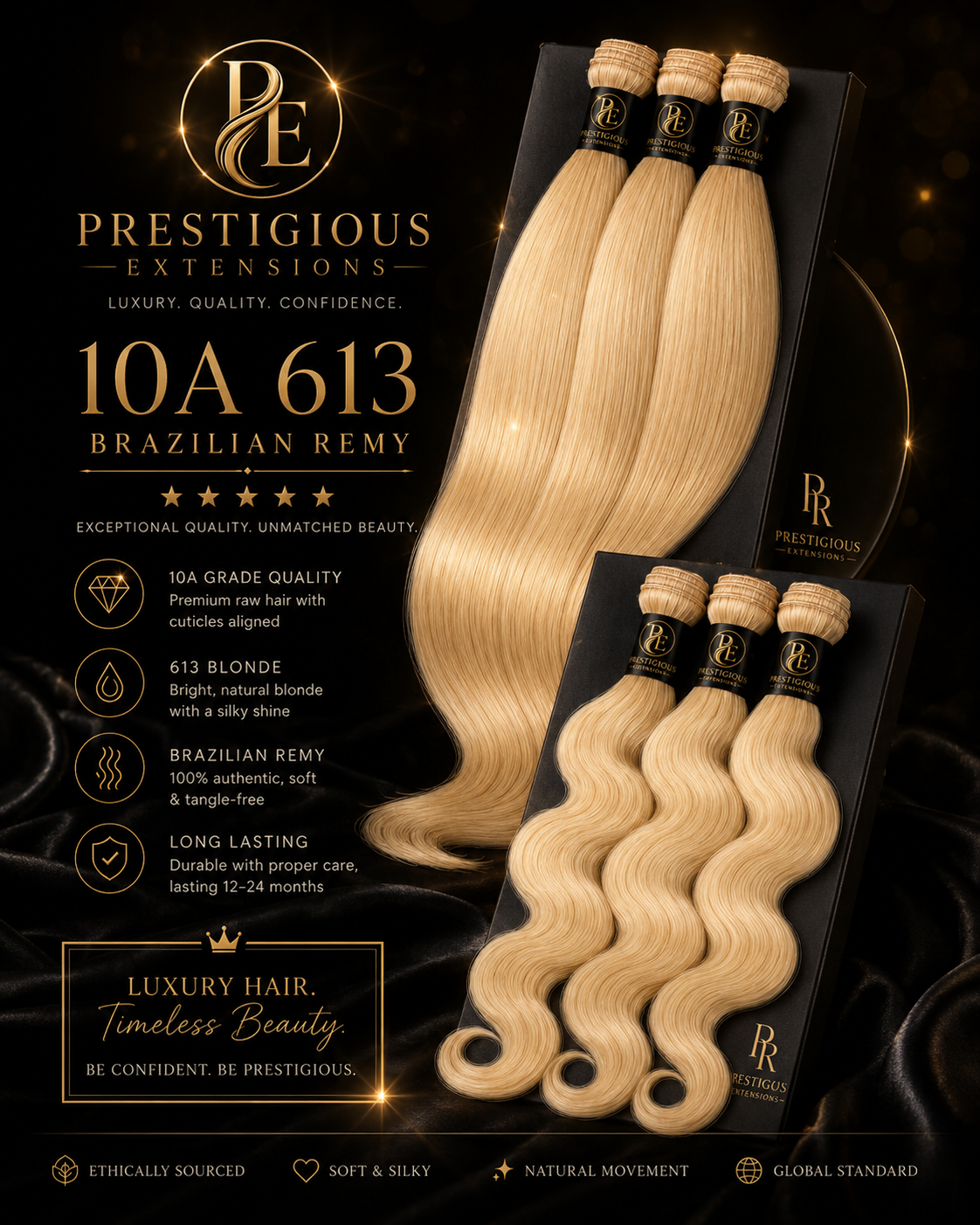 10A 613 Brazilian Remy